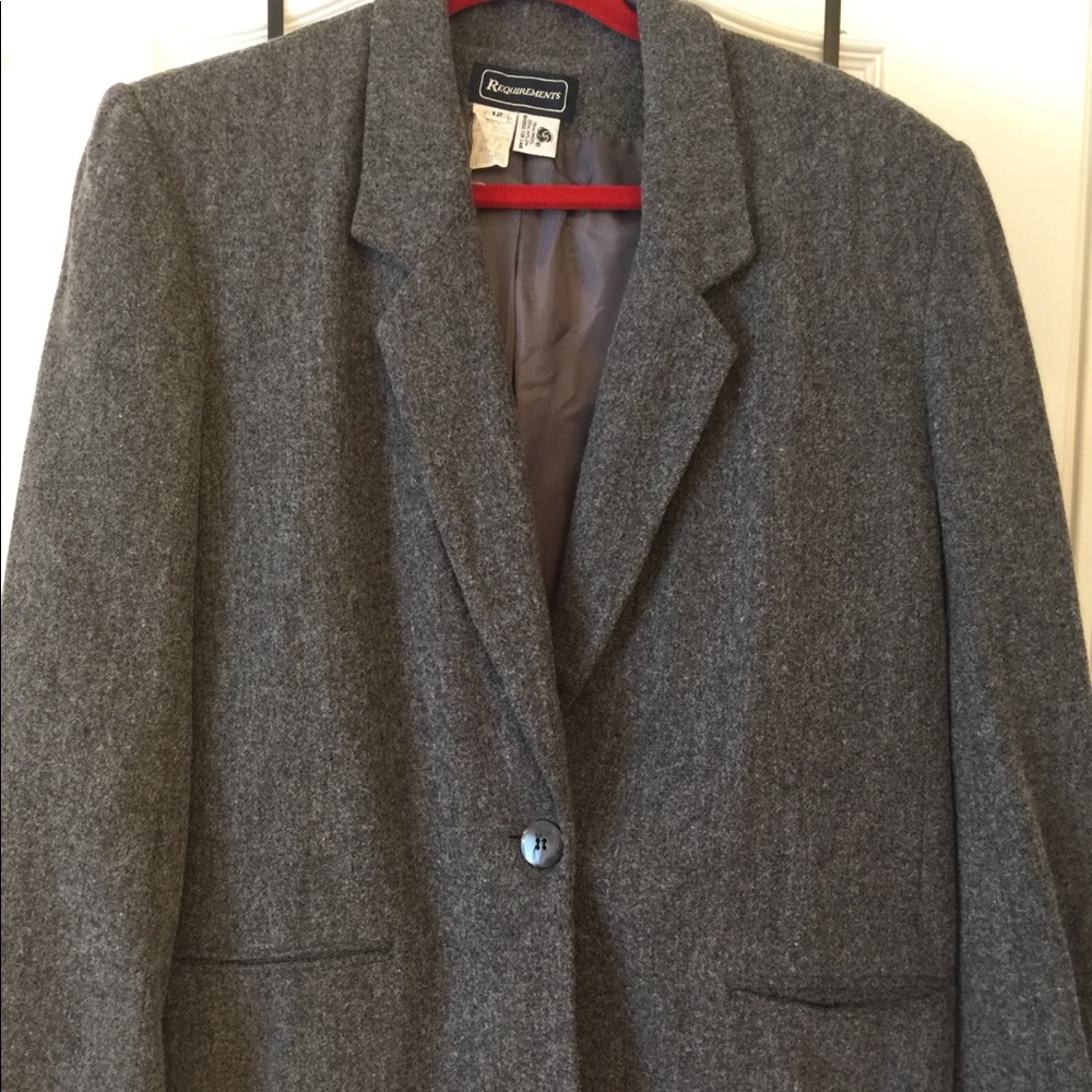 Vintage Wool-blend Blazer